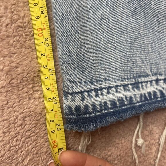 Levis Ribcage Womens Blue Medium Wash‎ Straight Leg Ankle Jeans Size 29 - Picture 9 of 13